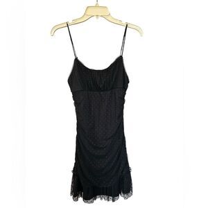 Altar'd State Black Lace Mesh Whimsigoth Coquette Dress S